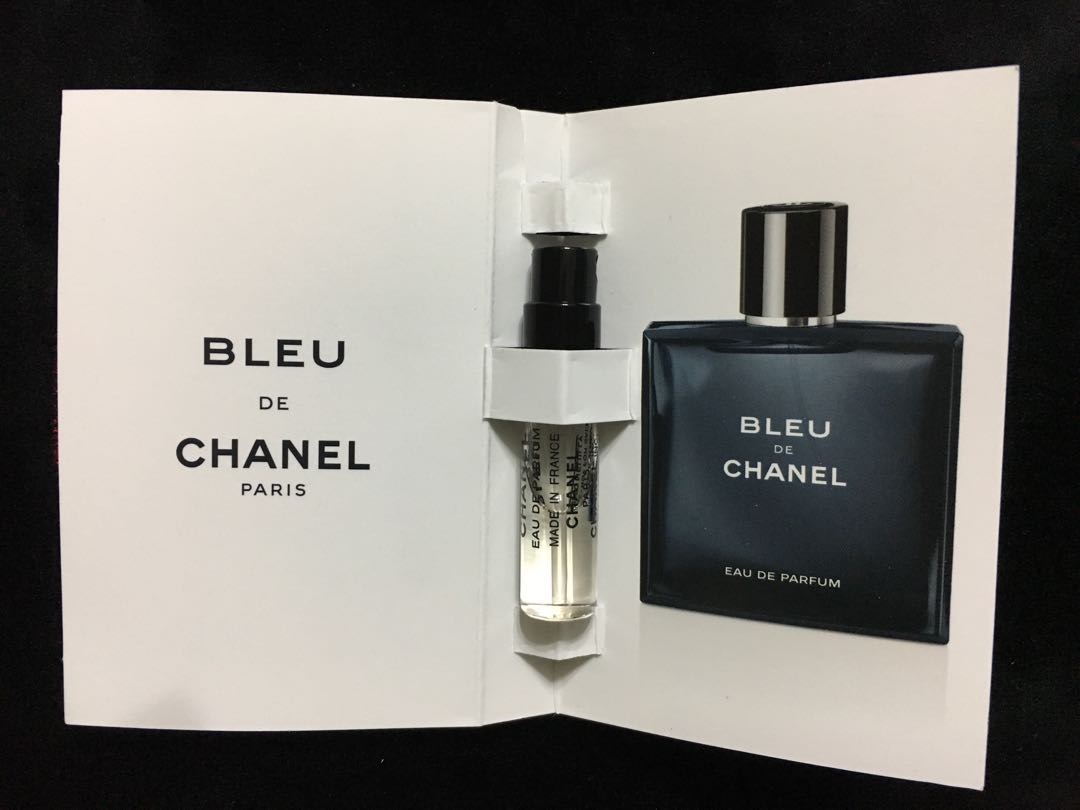 Bleu De CHANEL Eau De Parfum Pour Homme Men's Spray Sample - Size 1.5 ML