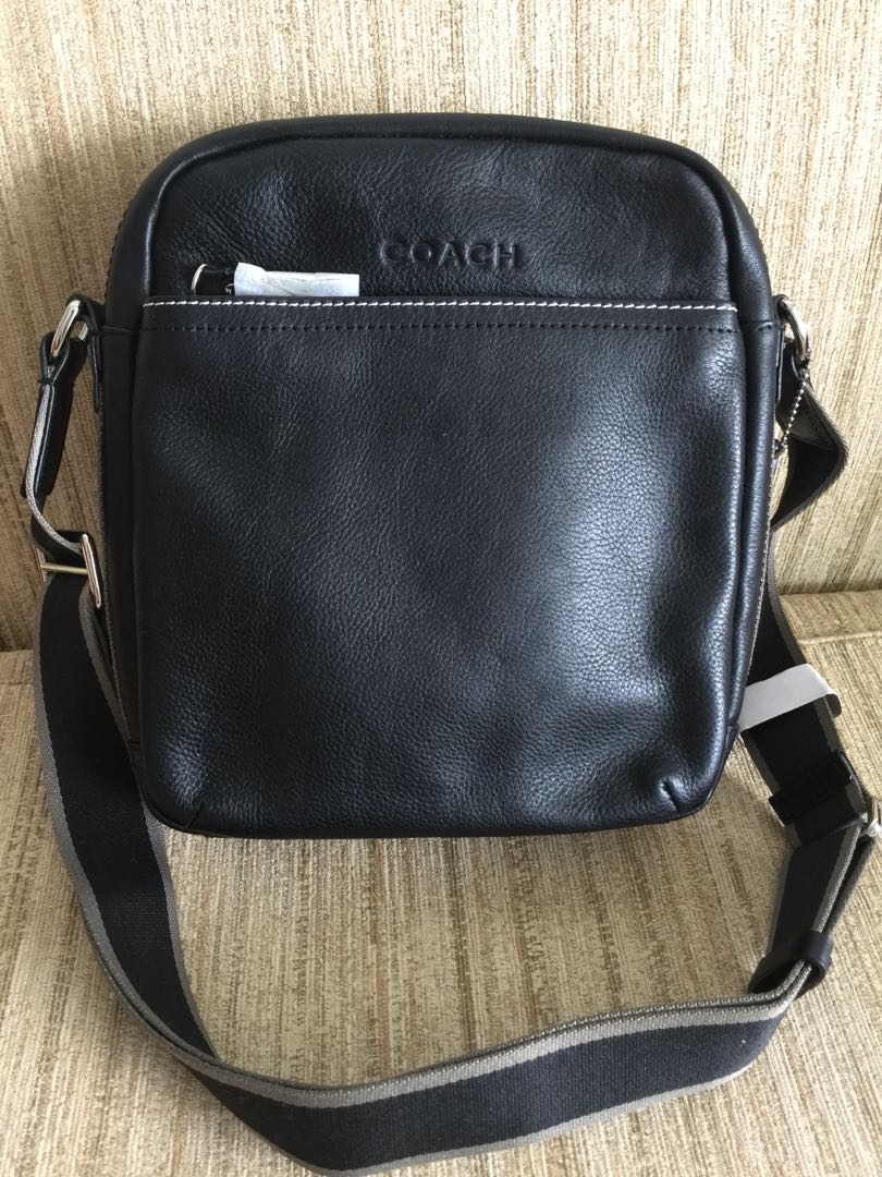 Coach Leather Sling bag for men, Men's Fashion, Bags, Sling Bags on  Carousell