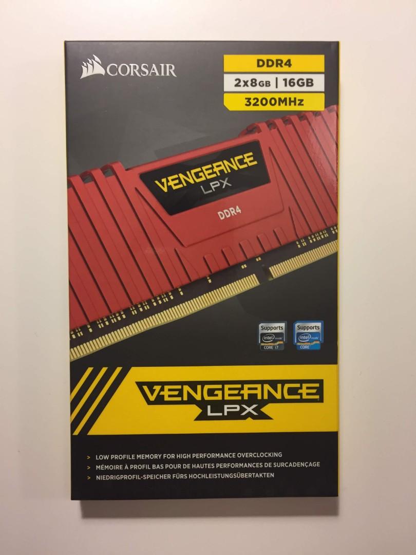 Corsair Vengeance LPX 16GB (2x8GB) DDR4 DRAM 3200MHz C16 Desktop Memory ...