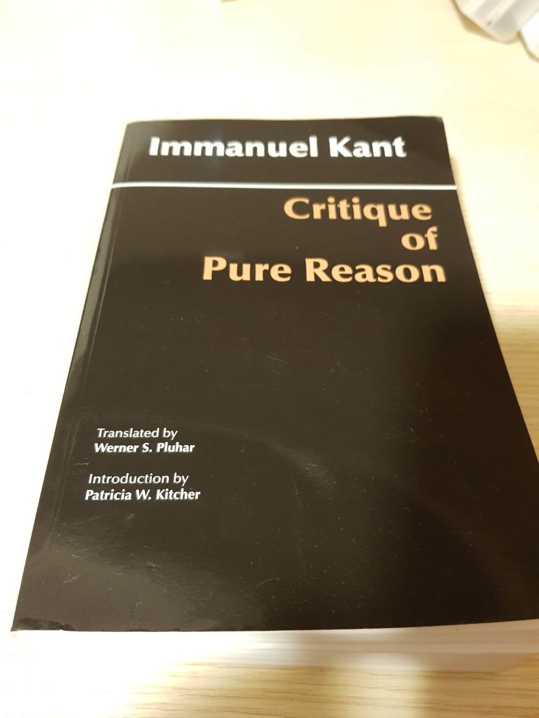 CRITIQUE OF PURE REASON PLUHAR PDF