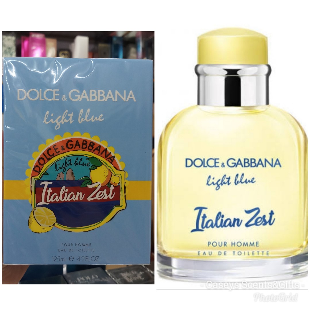 dolce and gabbana perfume italian zest