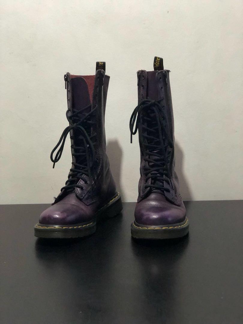 purple doc martins