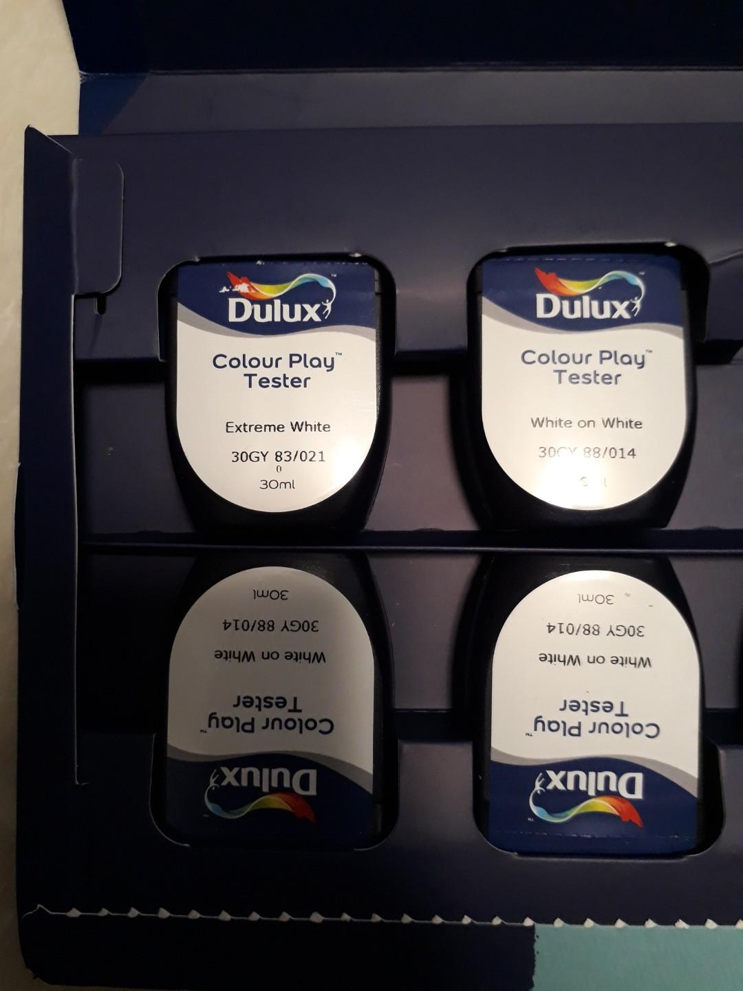 Dulux Colour Play Testers 5 pieces colour code 30GY 83/021 extreme