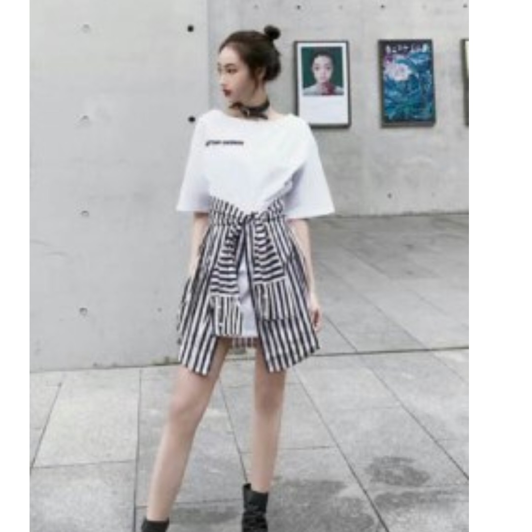 flannel tie skirt