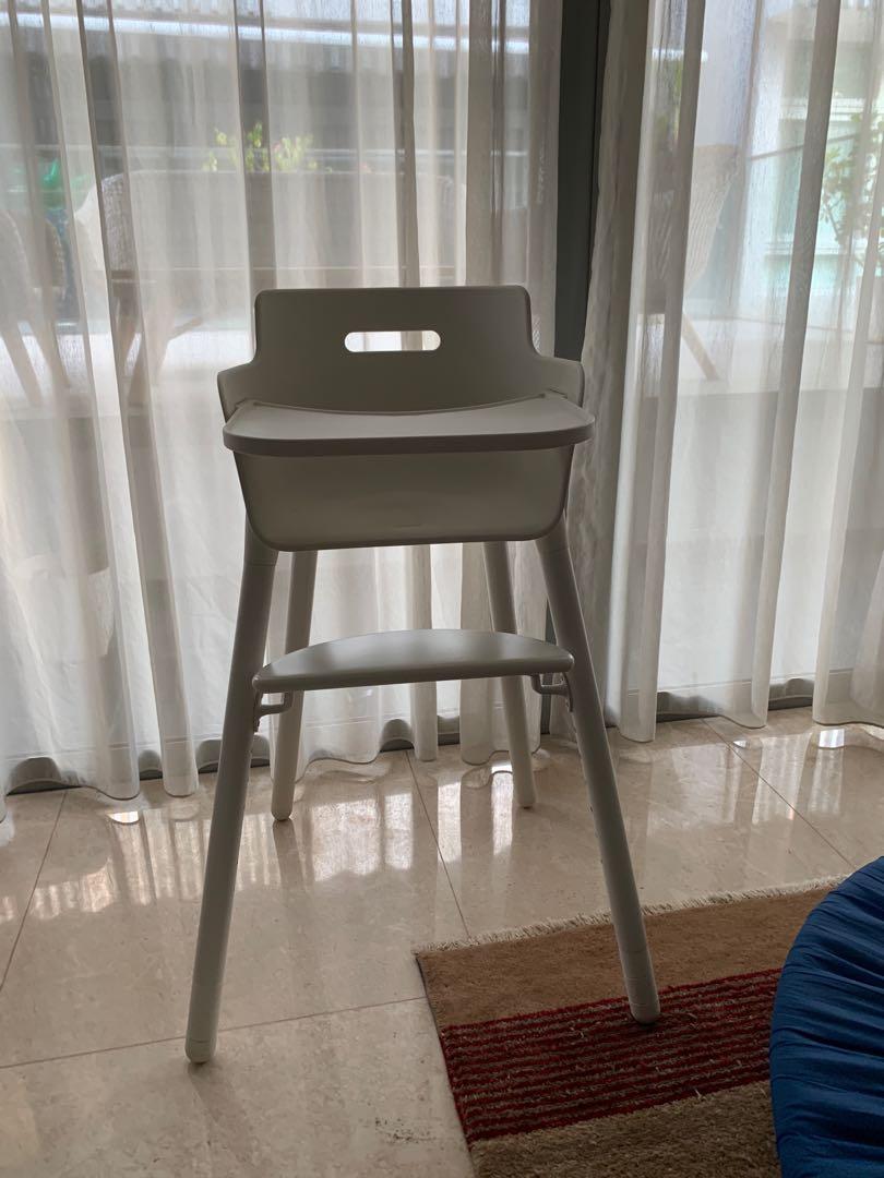 Flexa high chair with table and cushion Babies Kids Nursing Feeding Baby High Chairs on Carousell
