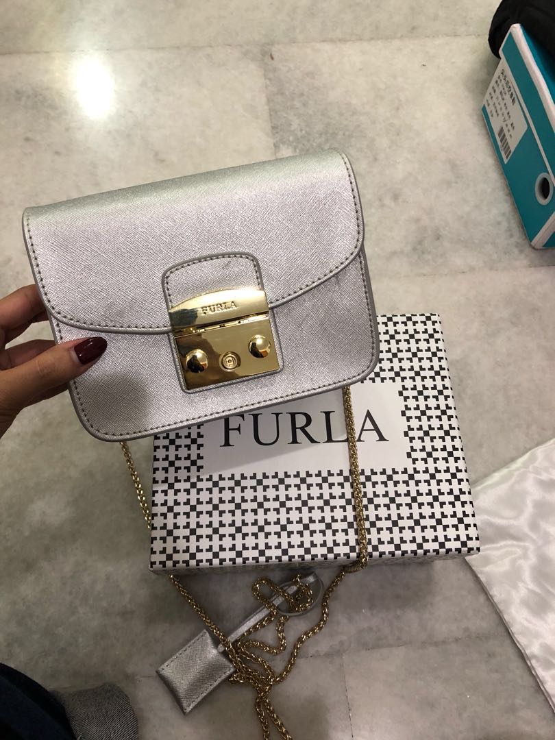 Furla metropolis top silver