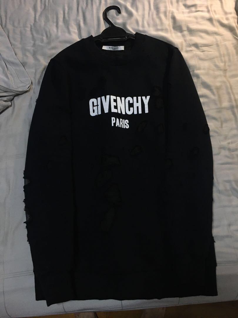 Givenchy distressed sweatshirt