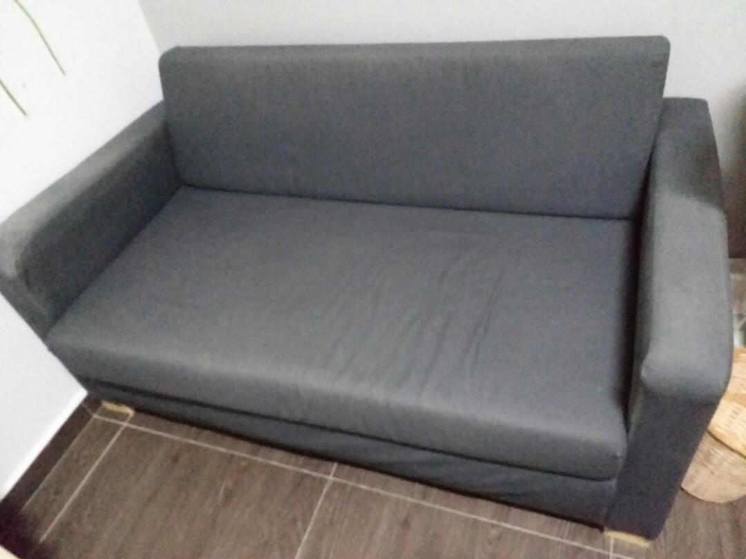 Ikea Blue Sofa Bed Furniture Sofas On Carousell