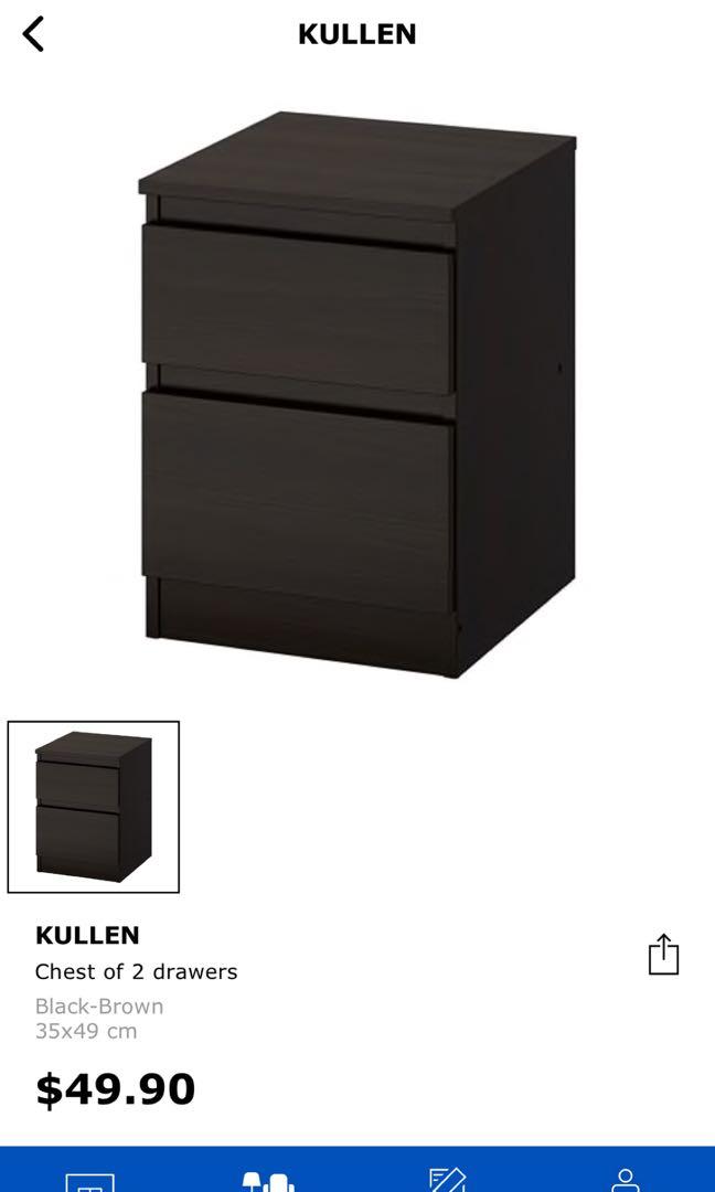 Ikea Kullen Chest Of 2 Drawers Furniture Tables Chairs On