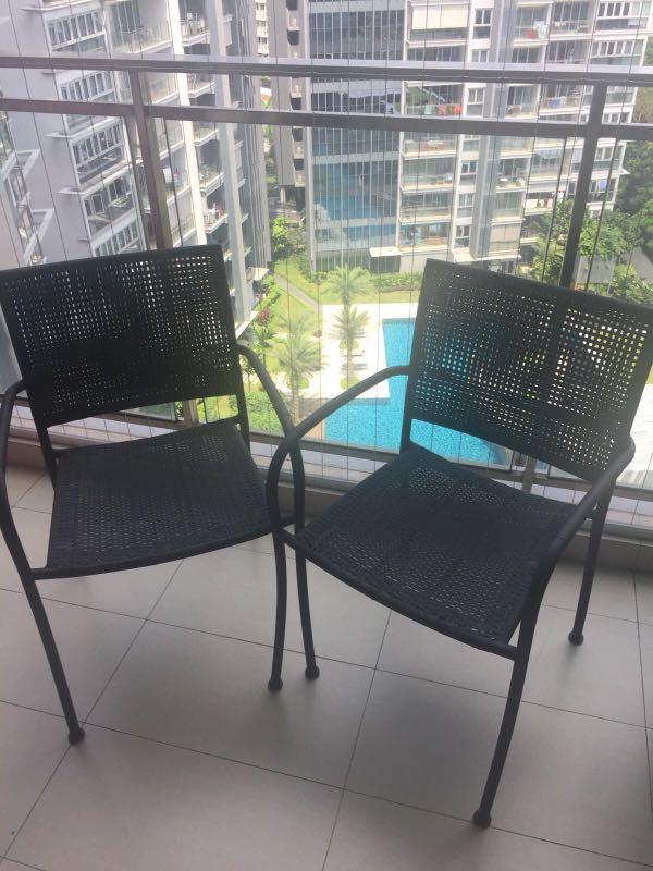 Ikea Outdoor chairs, Furniture & Home Living, Furniture, Chairs on