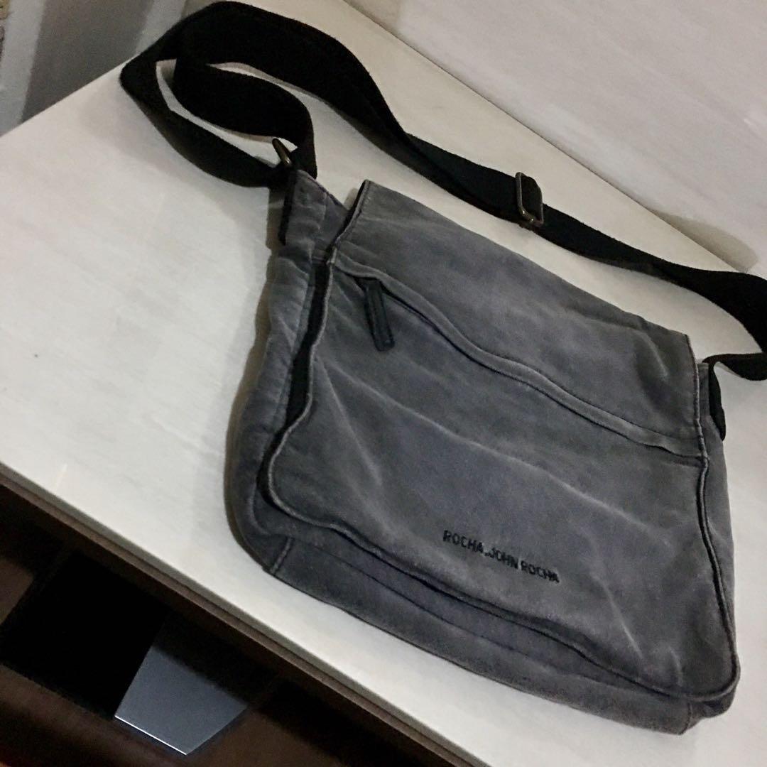 John Rocha Messenger Bag by Debenhams 11 x 13in Men s Fashion Watches Accessories Wallets Card Holders on Carousell