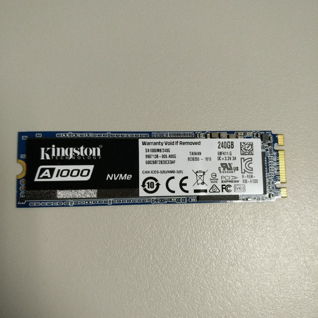 Kingston discount a1000 nvme