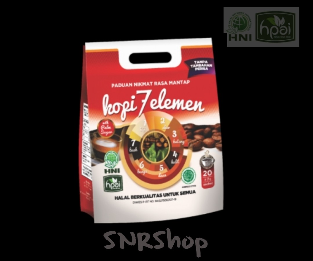 Kopi Sehat 7 Element HPAI Isi 20 Sachet, Makanan & Minuman, Minuman
