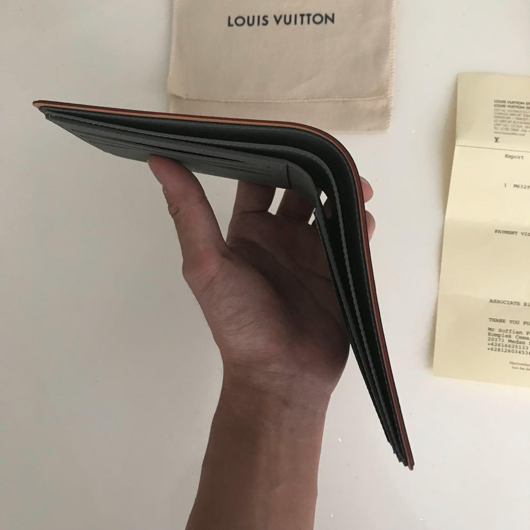 Louis Vuitton Monogram Titanium Multiple Wallet, Fesyen Pria, Tas