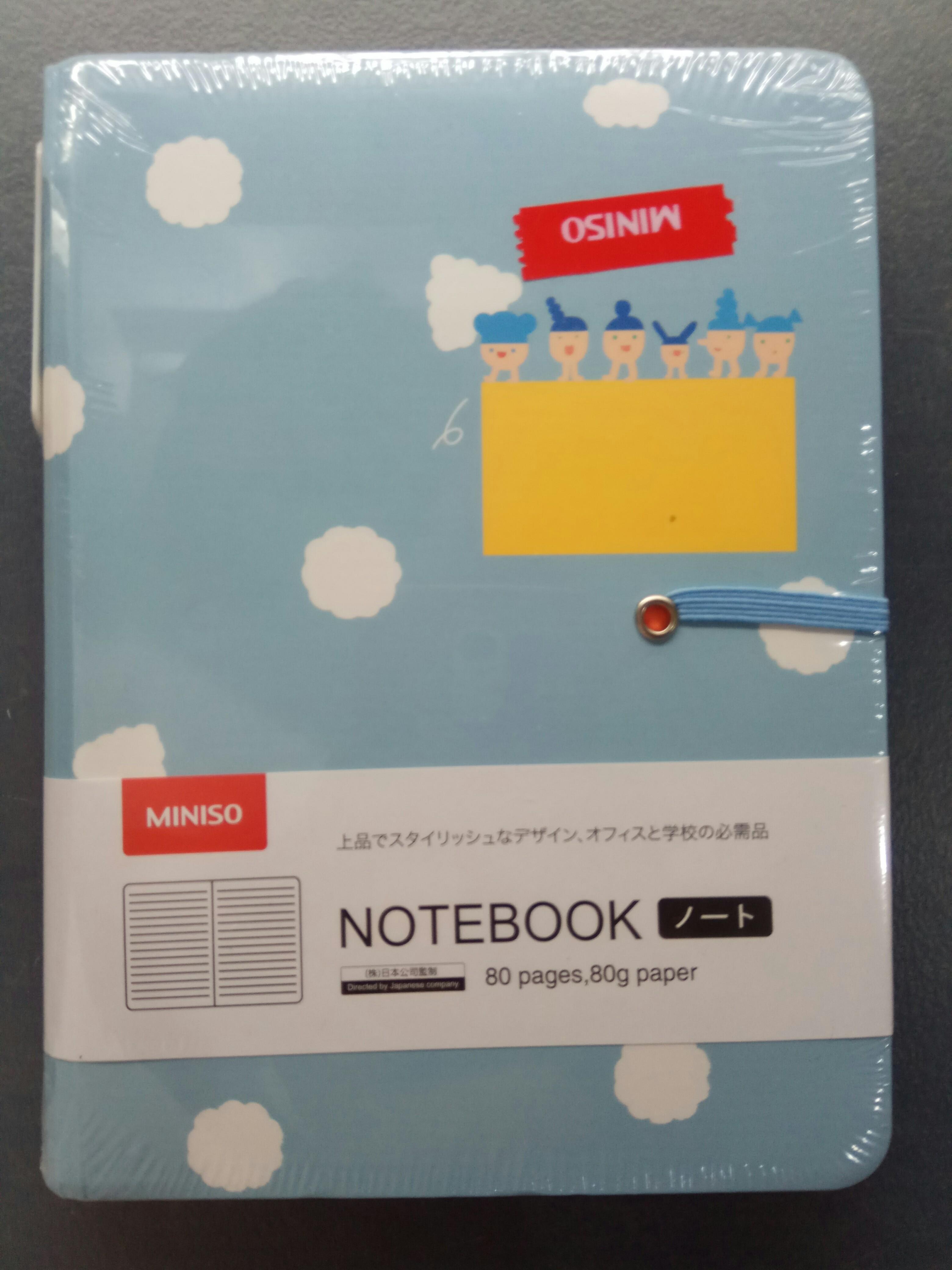  Miniso  Blue Notebook  Books Stationery Stationery on 