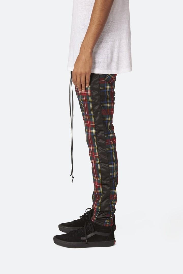 MNML PLAID TRACK PANTS Men s Fashion Bottoms Trousers on Carousell