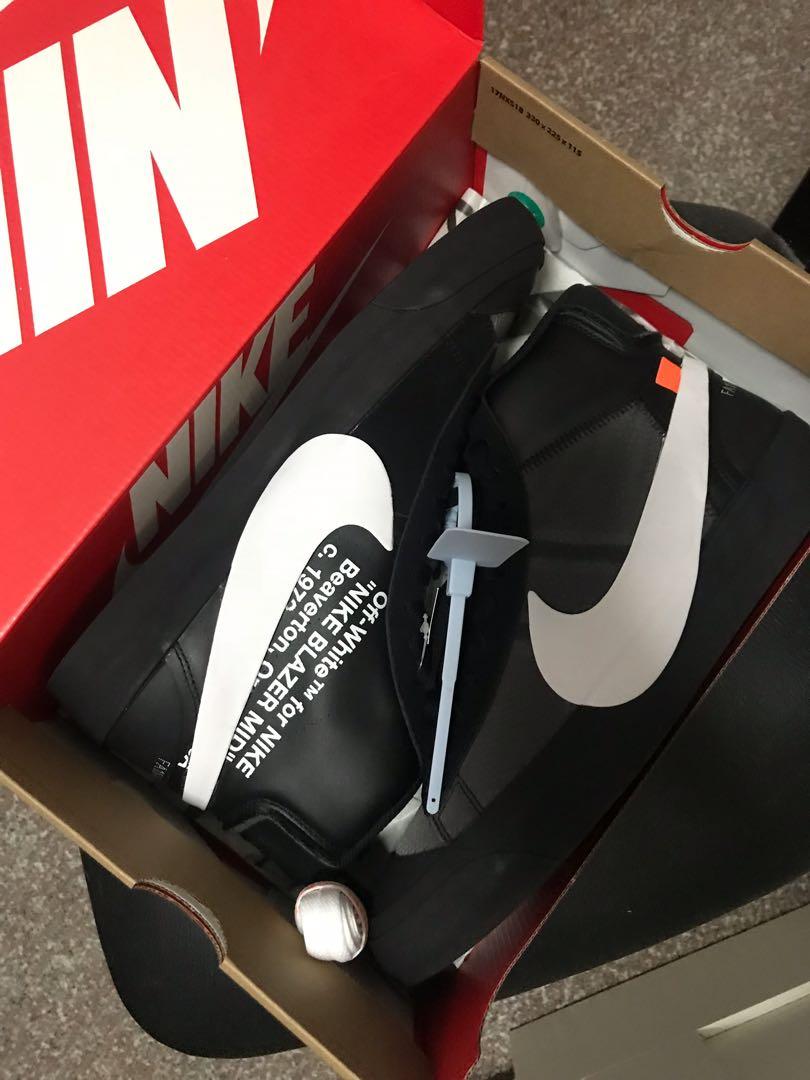 nike x off white blazer black
