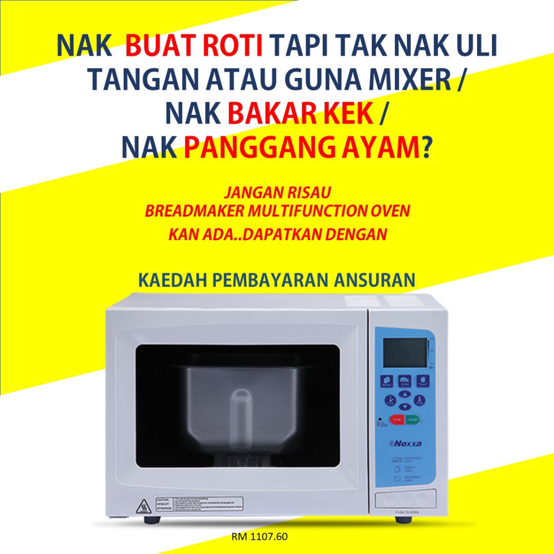 Noxxa Pembuat Roti Oven Multifungsi Kitchen Appliances On Carousell