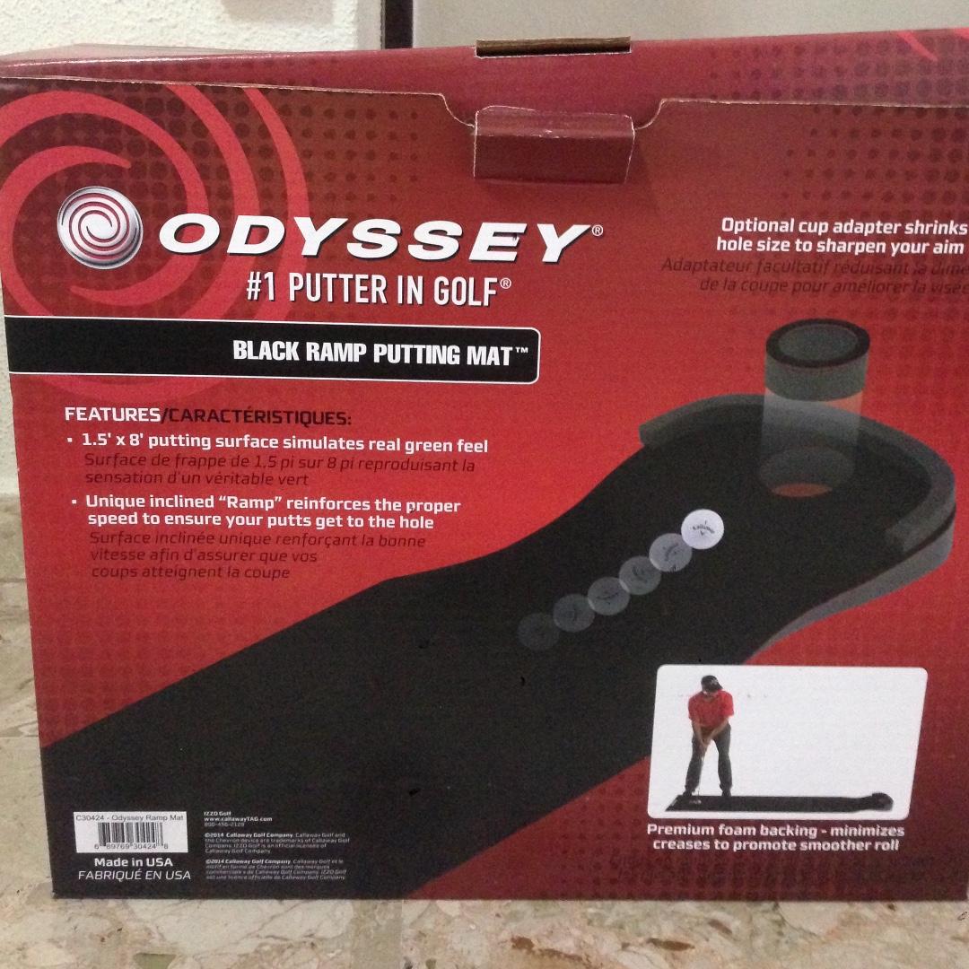 odyssey putting mat