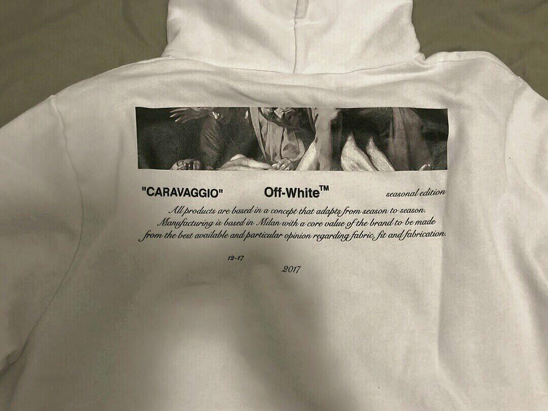 Off white 02 caravaggio hoodie sales