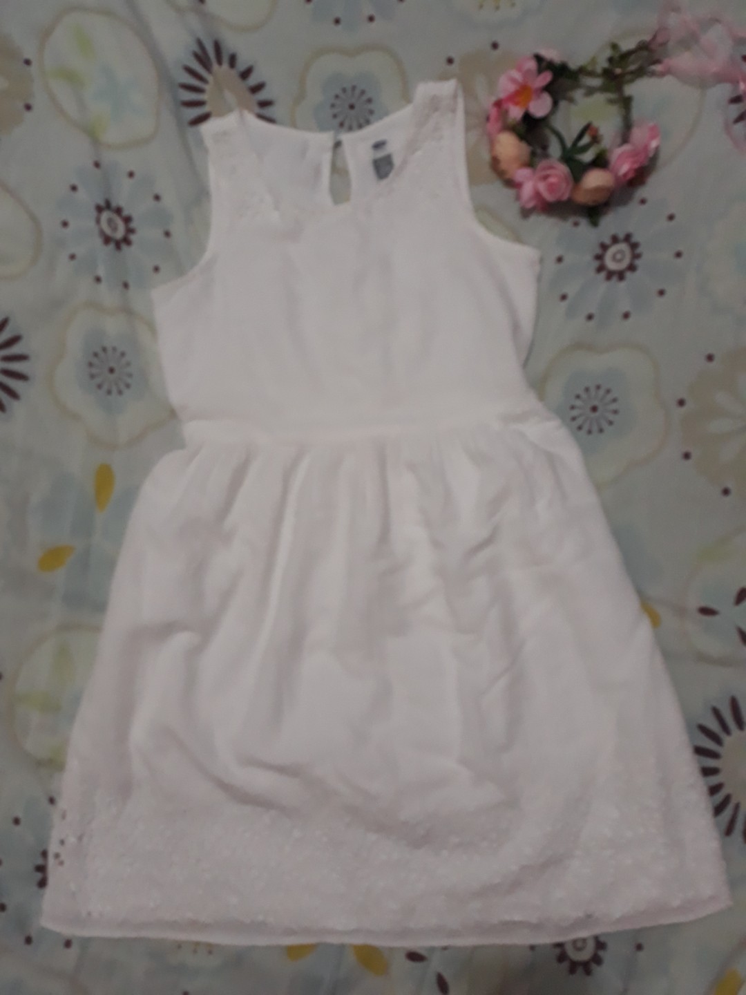 old navy womens white dress