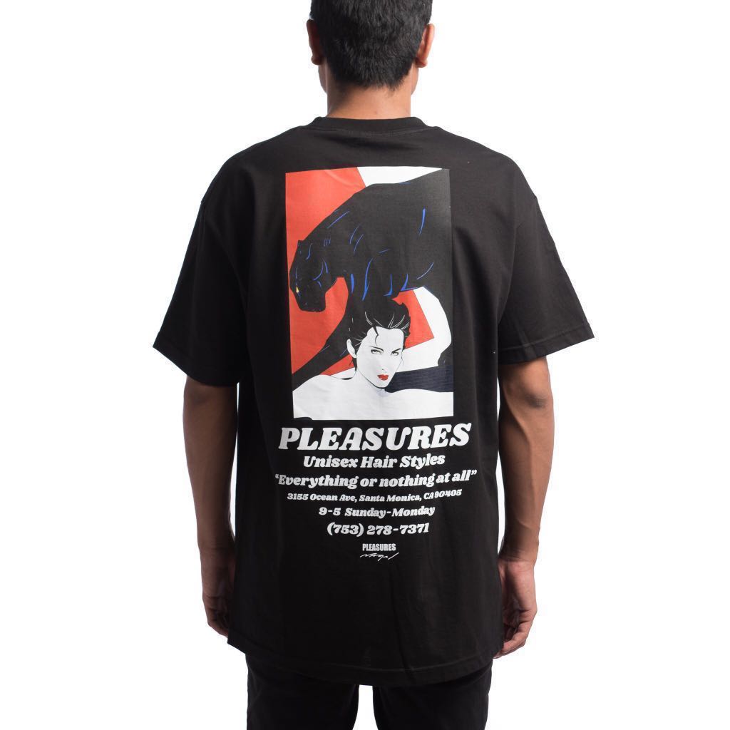 Pleasures X Patrick Nagel Tshirt Size S Men S Fashion Tops Sets Tshirts Polo Shirts On Carousell