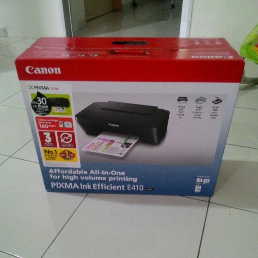 printer canon pixma e410 print scan copy