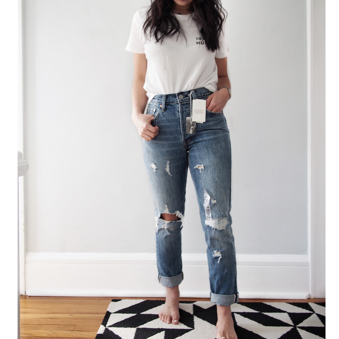 Levis white oak cone denim womens 2025