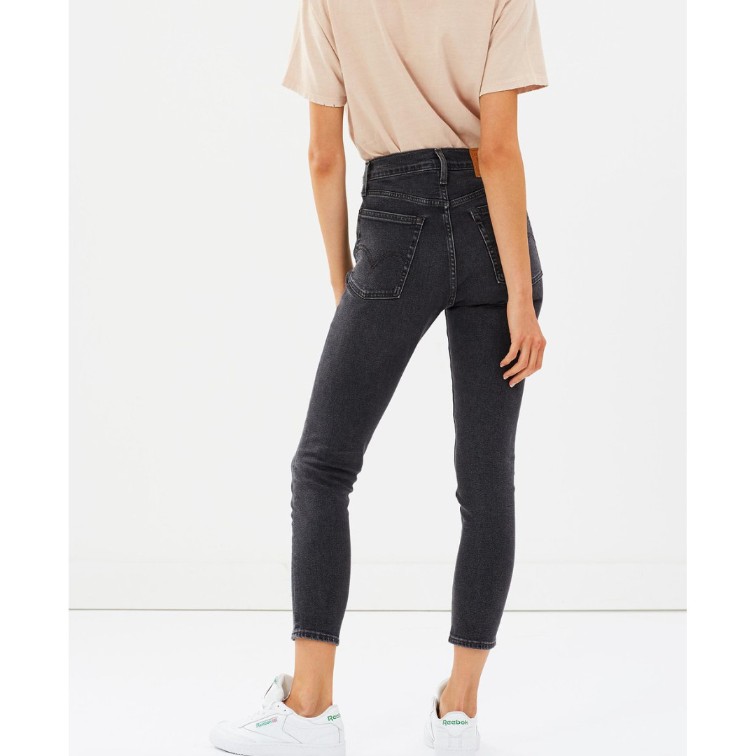 levi's wedgie skinny jeans black