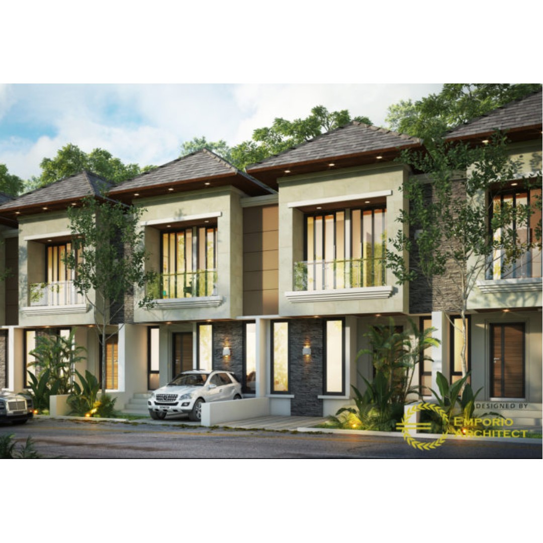 Rumah 2 Lantai Style Villa Bali Tropis Modern Jatiasih Bekasi