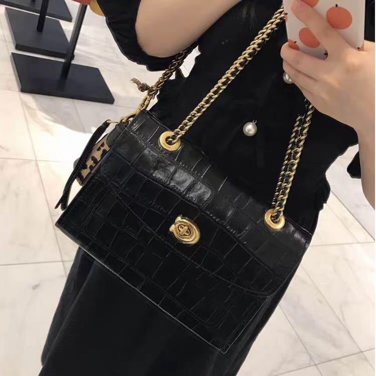 coach croc bag