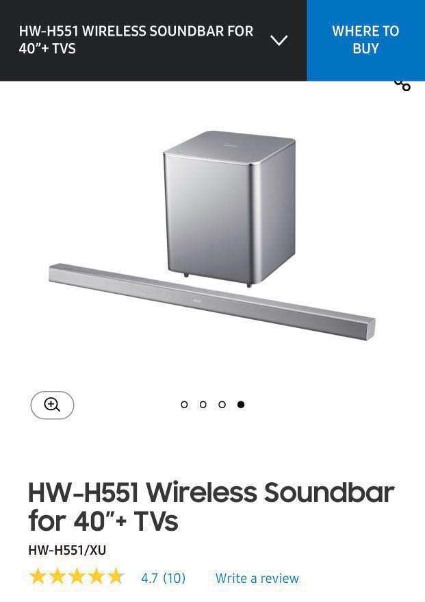Samsung HW-H551 Audio, Soundbars, Speakers & Amplifiers on Carousell