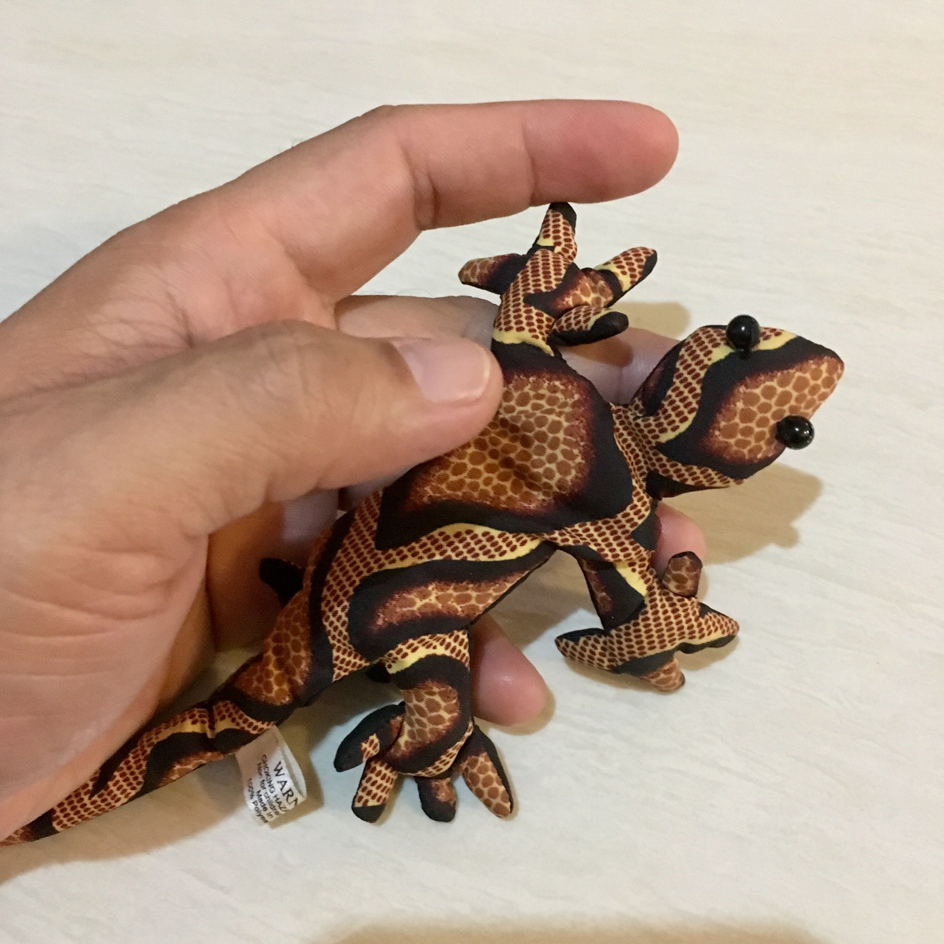 Gecko Lizard SAND ANIMAL Toy Paperweight *choose design & colour* 23cm x 8cm 