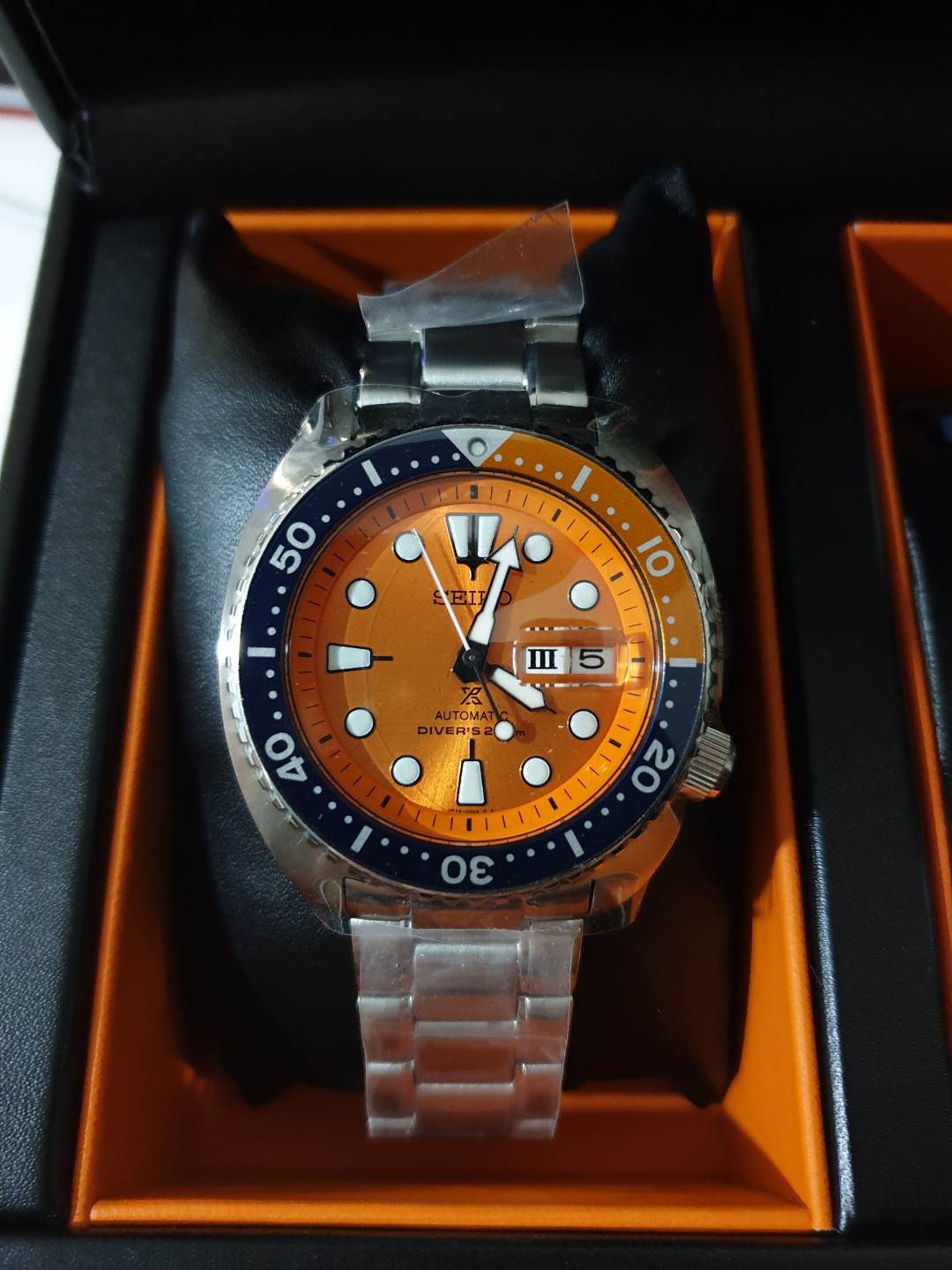 Seiko Prospex Orange Turtle SRPC95K1 Limited Edition Nice S N 8xx888