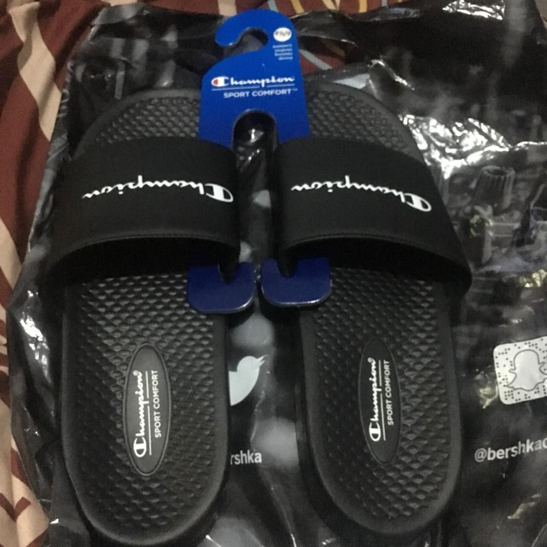 Sandal slip on champion original Fesyen Pria Sepatu Sandal di