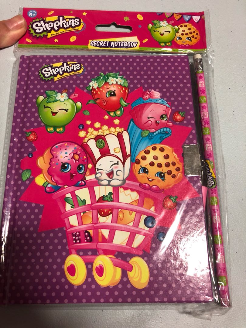 Shopkins lock diary