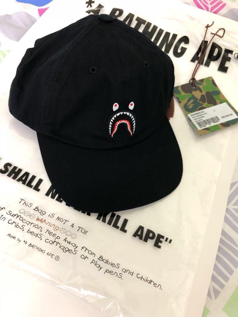 bape shark panel cap