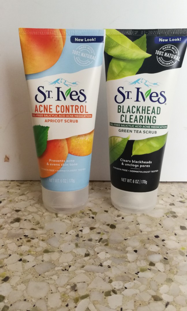 St Ives Acne Control Green Tea Facial Scrub Health Beauty Face Skin Care On Carousell