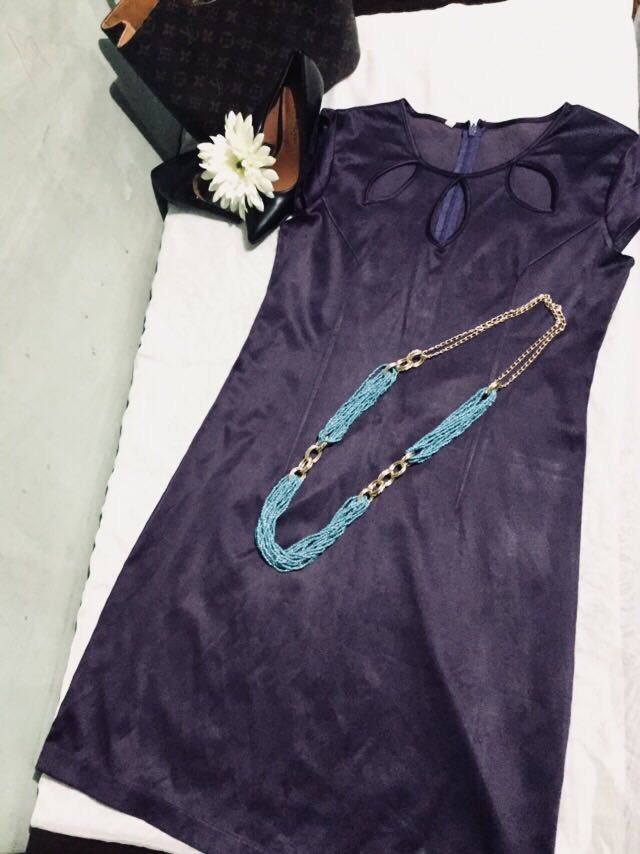 purple sunday dress