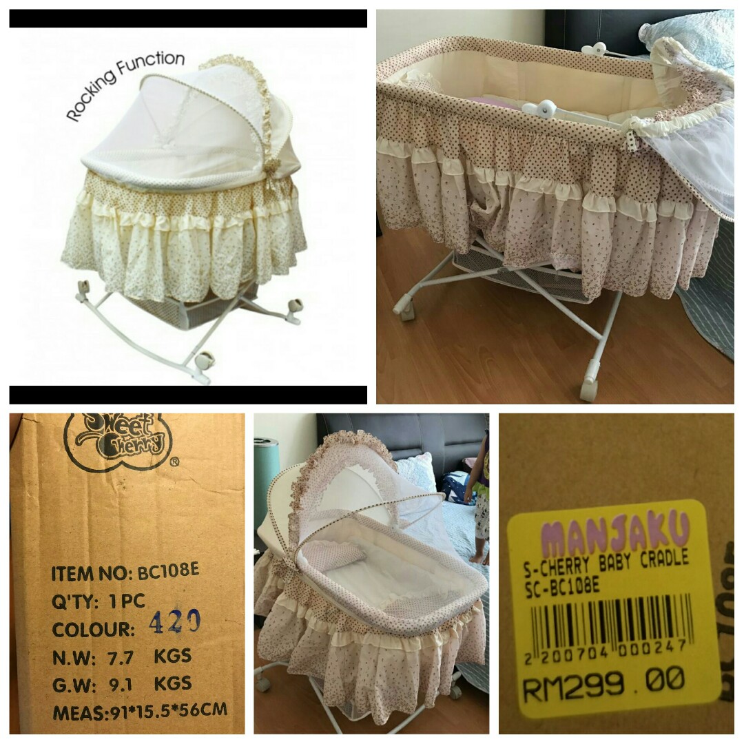 Sweet cherry sale baby cradle