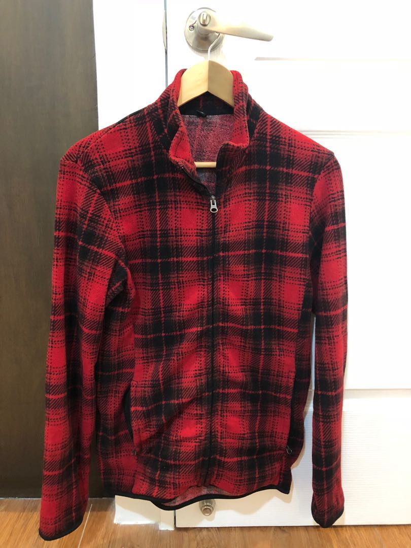 Uniqlo plaid jacket clearance