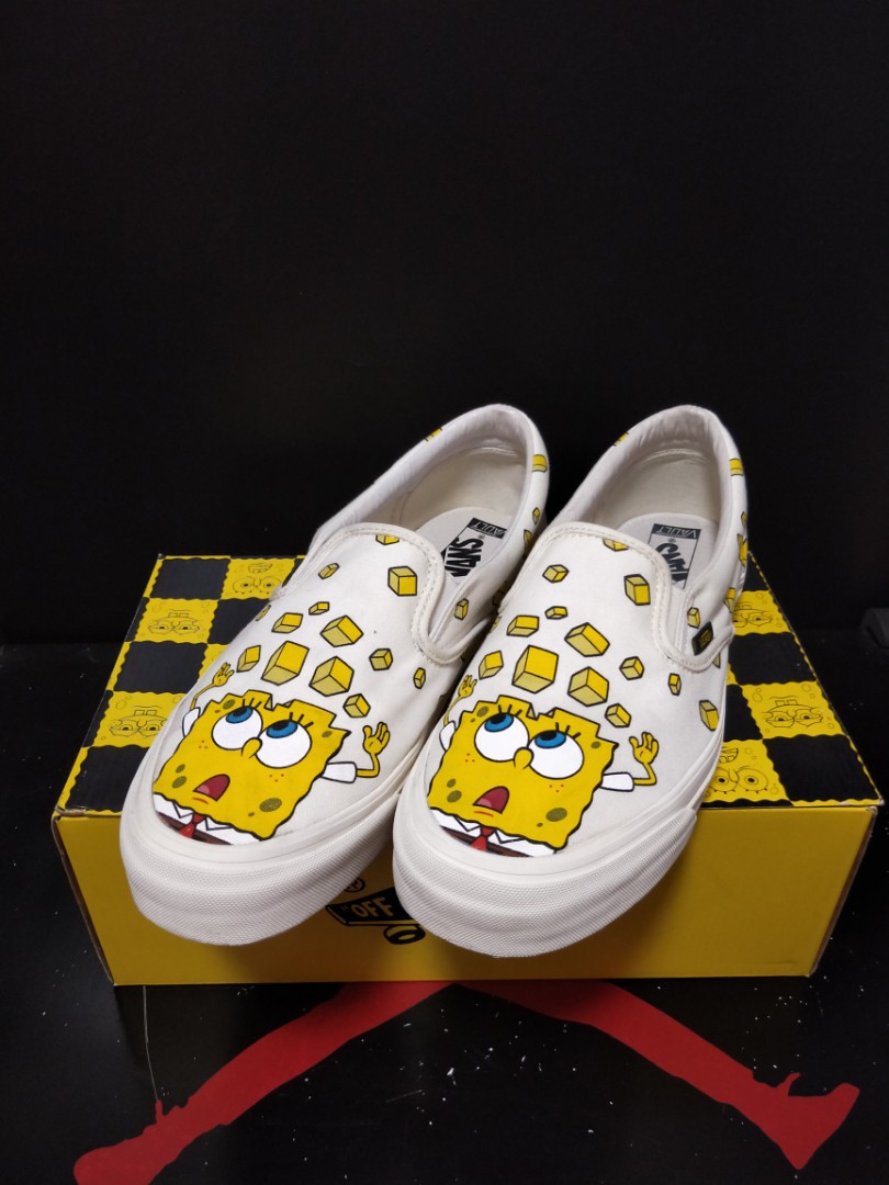 vans vault spongebob slip on