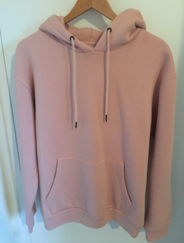 Zara pink hoodie mens online