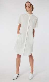 Collate the label Flounce Back shirtdress