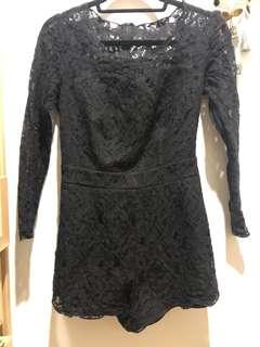 Black play suit