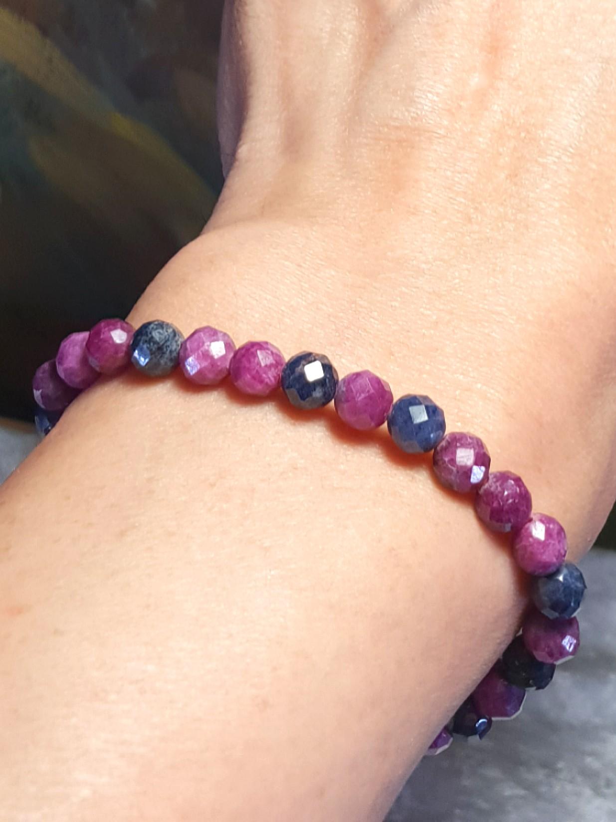 Raw shop sapphire bracelet