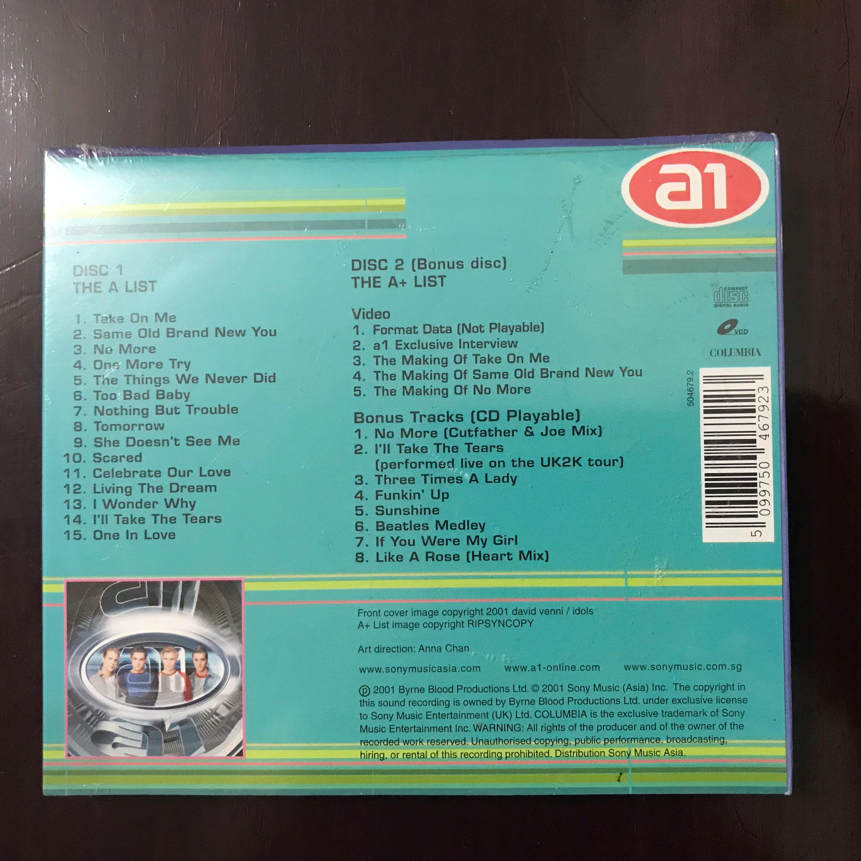 A1 - THE A + LIST - SPECIAL LIMITED EDITION TOUR PACKAGE, Music & Media