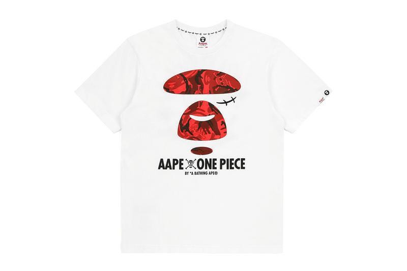 aape white t shirt