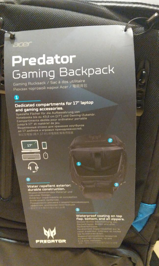 Acer predator 17 laptop sale bag