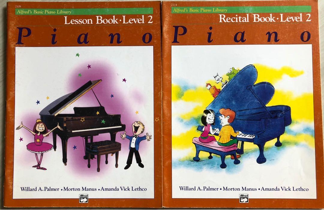 Alfred S Basic Piano Library Lesson Book Recital Book Level 2